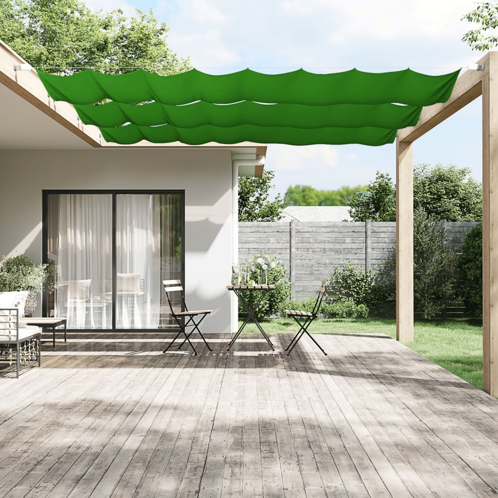 Paravento Verticale Verde Chiaro 60x420 cm in Tessuto Oxford