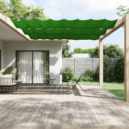Paravento Verticale Verde Chiaro 140x360 cm in Tessuto Oxford