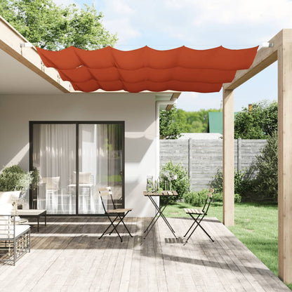 Paravento Verticale Terracotta 60x360 cm in Tessuto Oxford