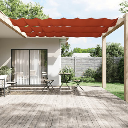 Paravento Verticale Terracotta 60x420 cm in Tessuto Oxford