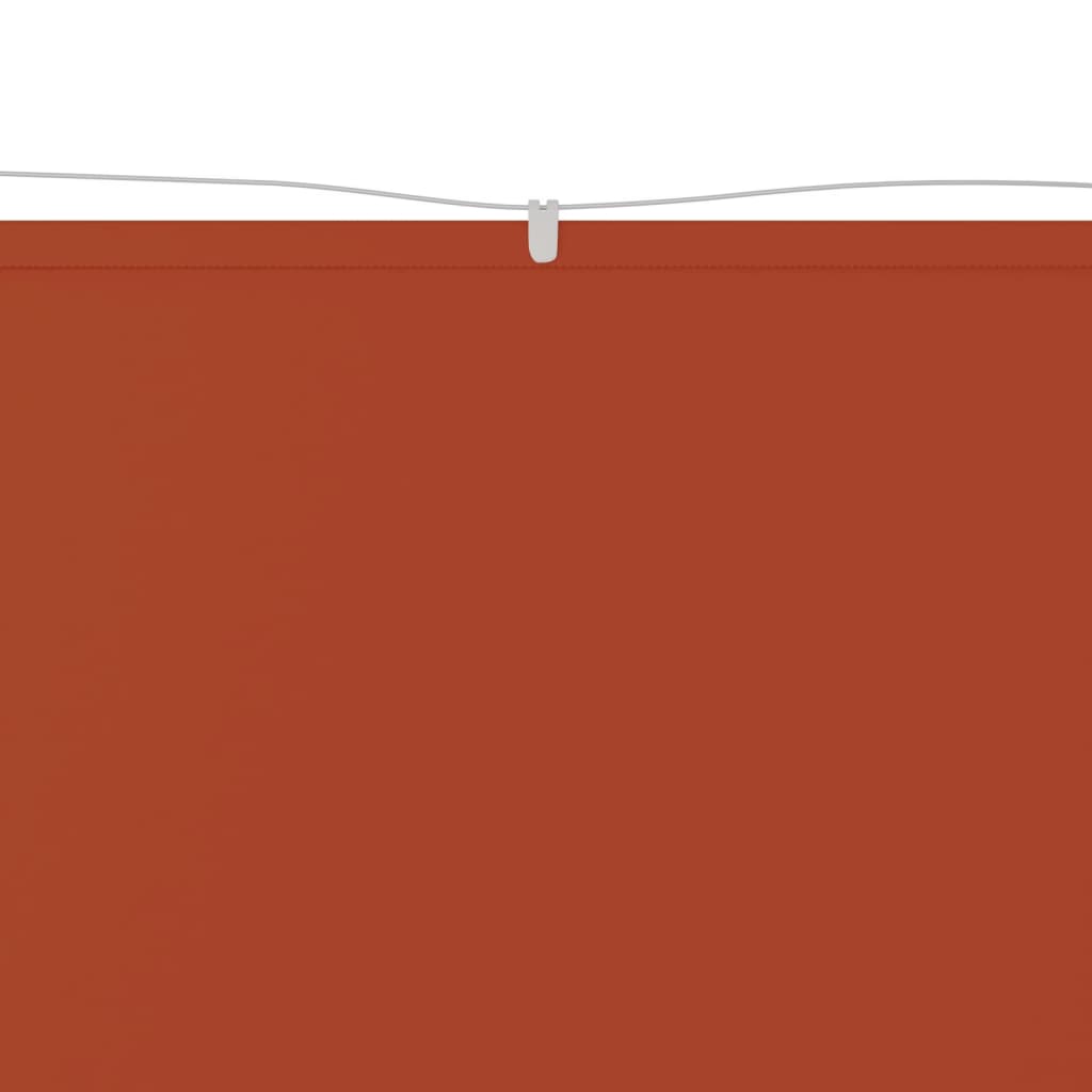 Paravento Verticale Terracotta 60x1200 cm in Tessuto Oxford