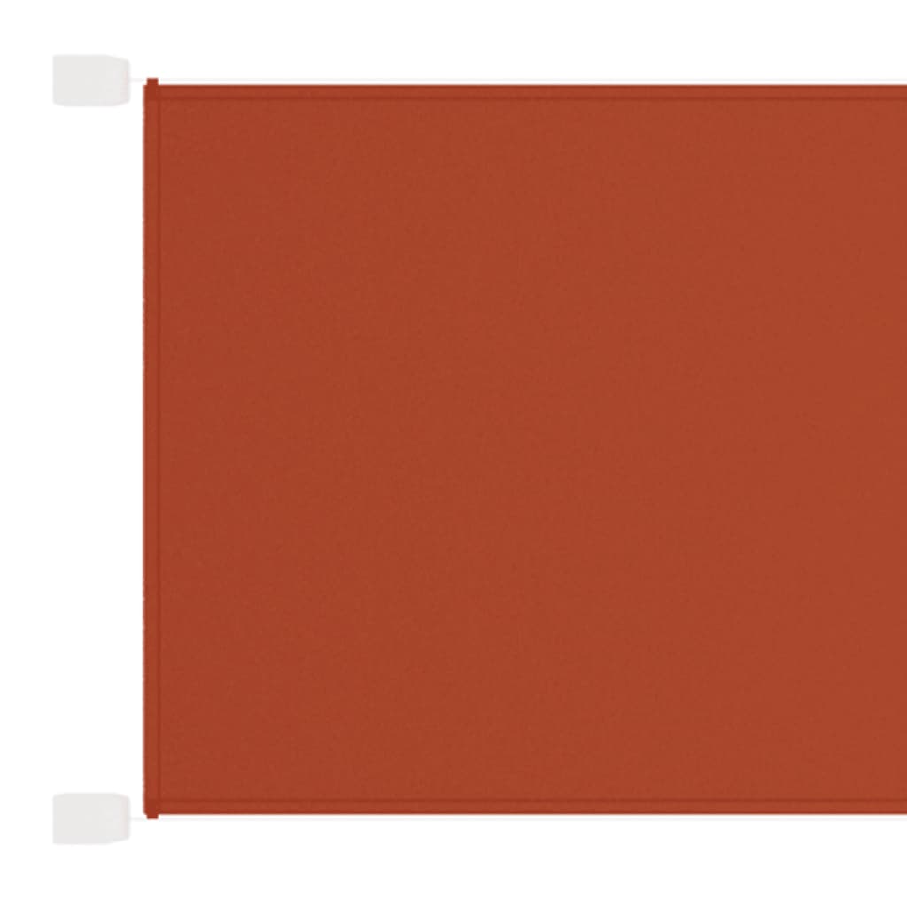 Paravento Verticale Terracotta 100x360 cm in Tessuto Oxford