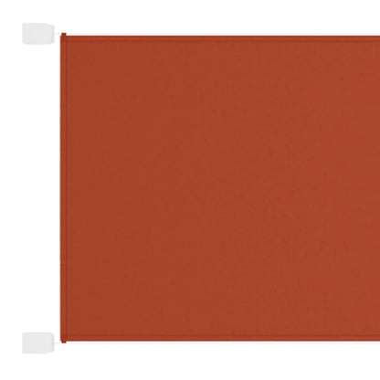 Paravento Verticale Terracotta 140x420 cm in Tessuto Oxford