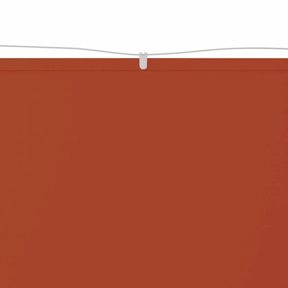 Paravento Verticale Terracotta 140x600 cm in Tessuto Oxford
