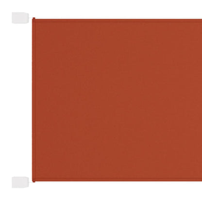 Paravento Verticale Terracotta 140x800 cm in Tessuto Oxford