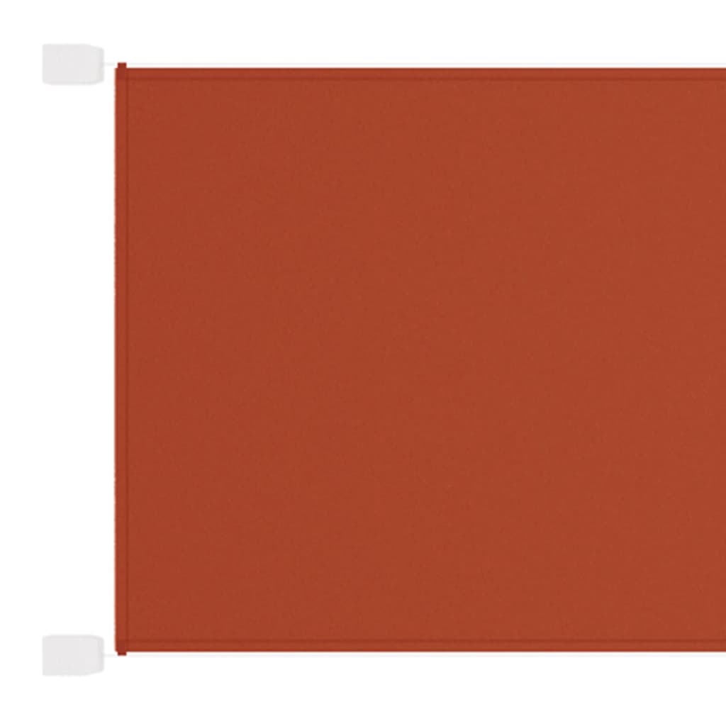 Paravento Verticale Terracotta 180x420 cm in Tessuto Oxford