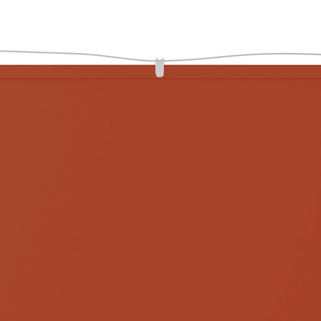 Paravento Verticale Terracotta 180x600 cm in Tessuto Oxford
