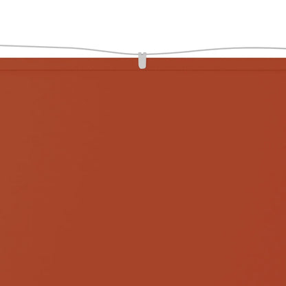 Paravento Verticale Terracotta 180x600 cm in Tessuto Oxford