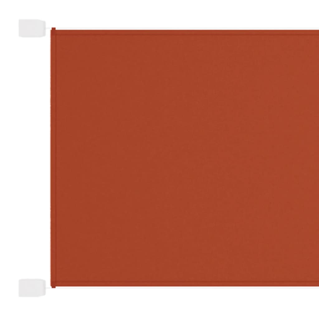Paravento Verticale Terracotta 180x800 cm in Tessuto Oxford