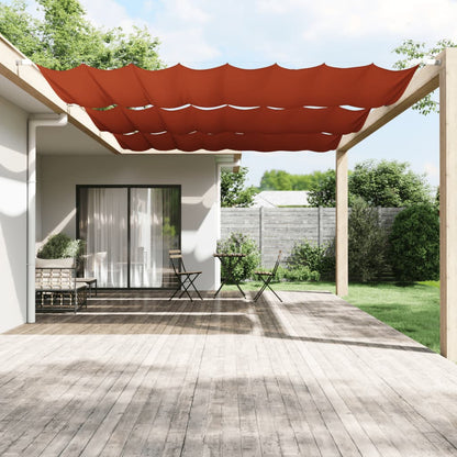 Paravento Verticale Terracotta 200x360 cm in Tessuto Oxford