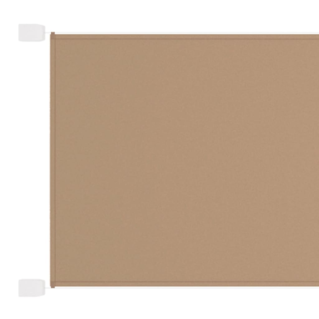 Paravento Verticale Tortora 60x360 cm in Tessuto Oxford