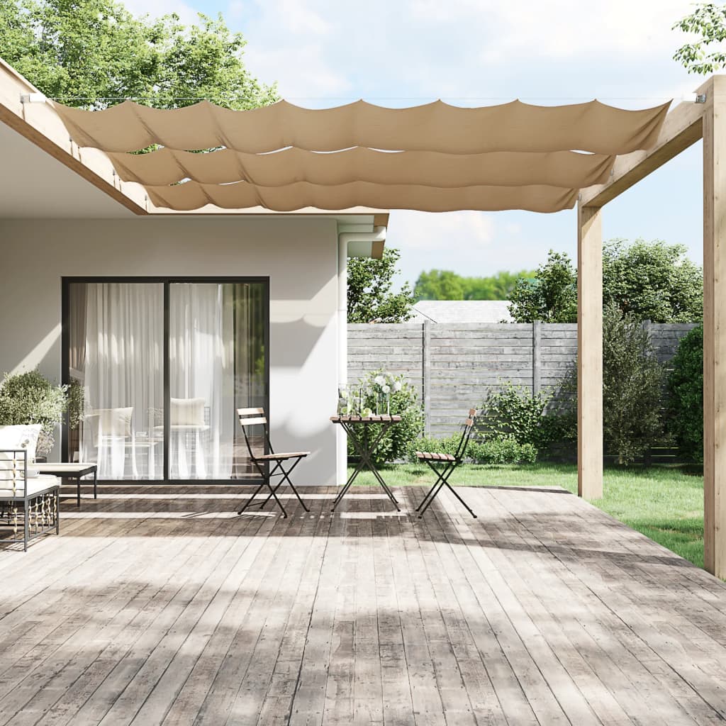 Paravento Verticale Tortora 60x600 cm in Tessuto Oxford