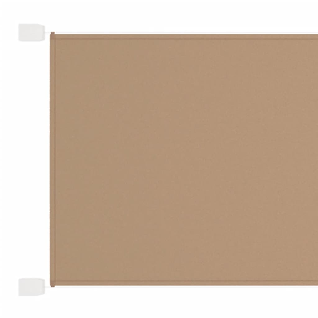 Paravento Verticale Tortora 60x1200 cm in Tessuto Oxford
