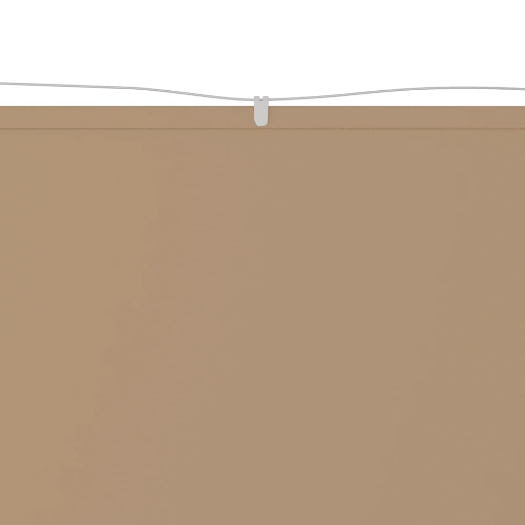Paravento Verticale Tortora 180x600 cm in Tessuto Oxford