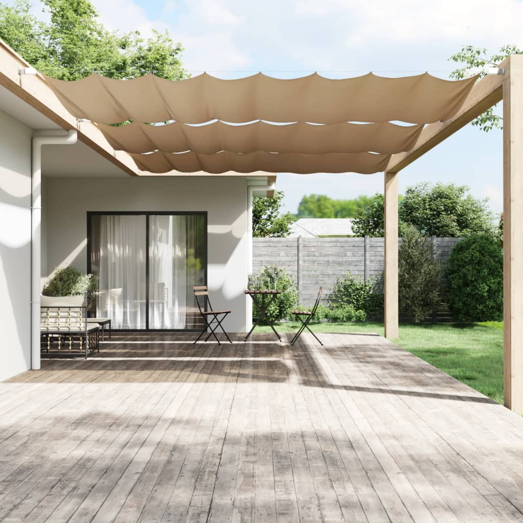 Paravento Verticale Tortora 200x360 cm in Tessuto Oxford