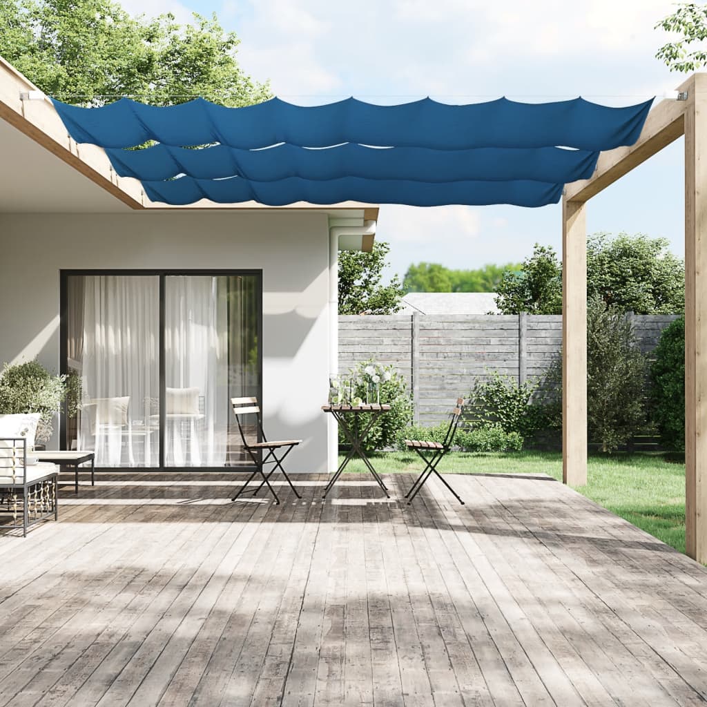 Paravento Verticale Blu 60x1200 cm in Tessuto Oxford