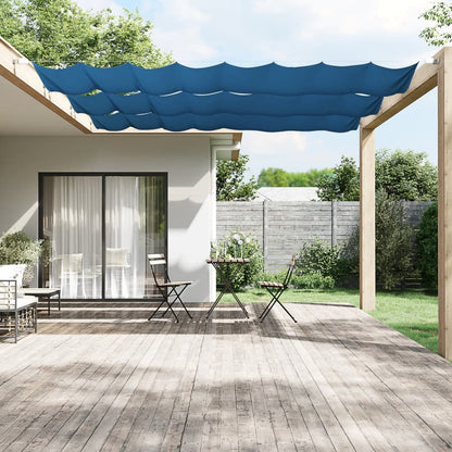 Paravento Verticale Blu 60x1200 cm in Tessuto Oxford