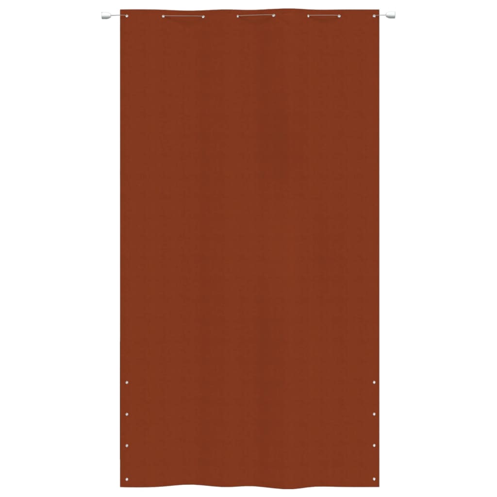 Paravento per Balcone Terracotta 160x240 cm in Tessuto Oxford