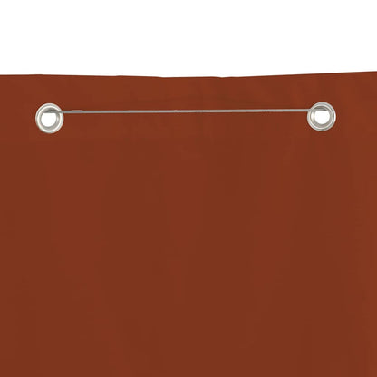 Paravento per Balcone Terracotta 160x240 cm in Tessuto Oxford
