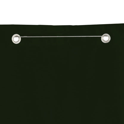Paravento per Balcone Verde Scuro 80x240 cm in Tessuto Oxford