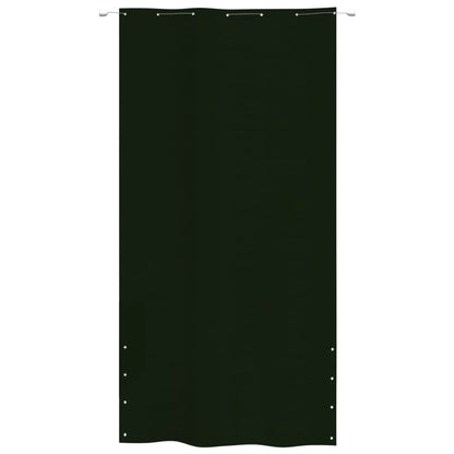 Paravento per Balcone Verde Scuro 140x240 cm in Tessuto Oxford