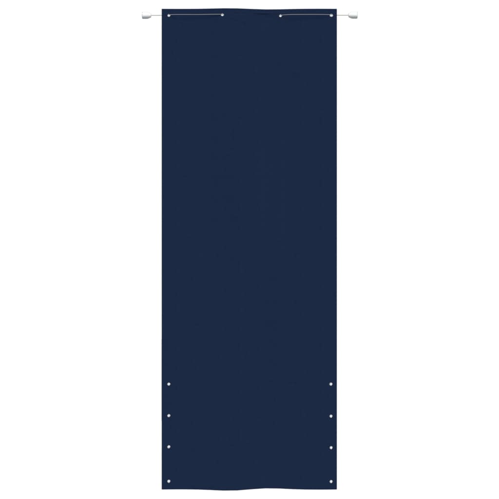 Paravento per Balcone Blu 80x240 cm in Tessuto Oxford