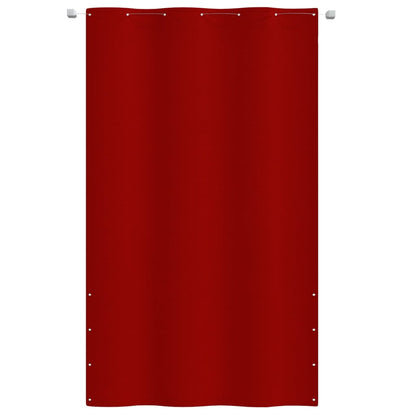 Paravento per Balcone Rosso 140x240 cm in Tessuto Oxford