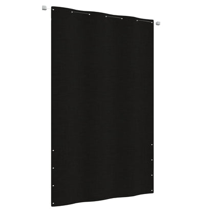 Paravento per Balcone Nero 140x240 cm in Tessuto Oxford