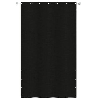 Paravento per Balcone Nero 140x240 cm in Tessuto Oxford