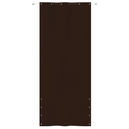 Paravento per Balcone Marrone 120x240 cm in Tessuto Oxford