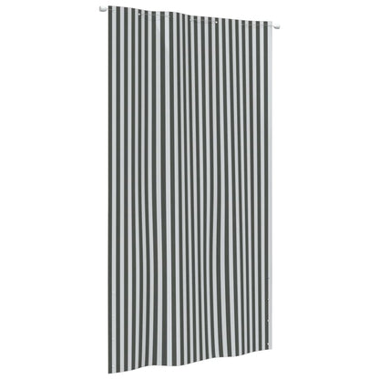 Paravento Balcone Antracite e Bianco 140x240 cm Tessuto Oxford