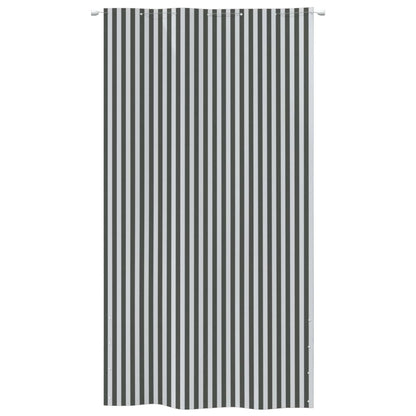 Paravento Balcone Antracite e Bianco 140x240 cm Tessuto Oxford