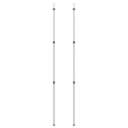 Aste Telescopiche per Tende 102-260 cm 2pz in Alluminio