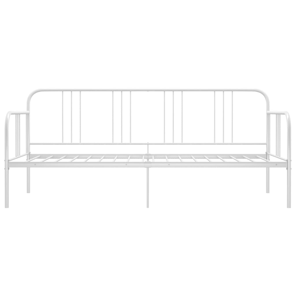 Divano Letto Bianco in Metallo 90x200 cm