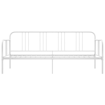 Divano Letto Bianco in Metallo 90x200 cm