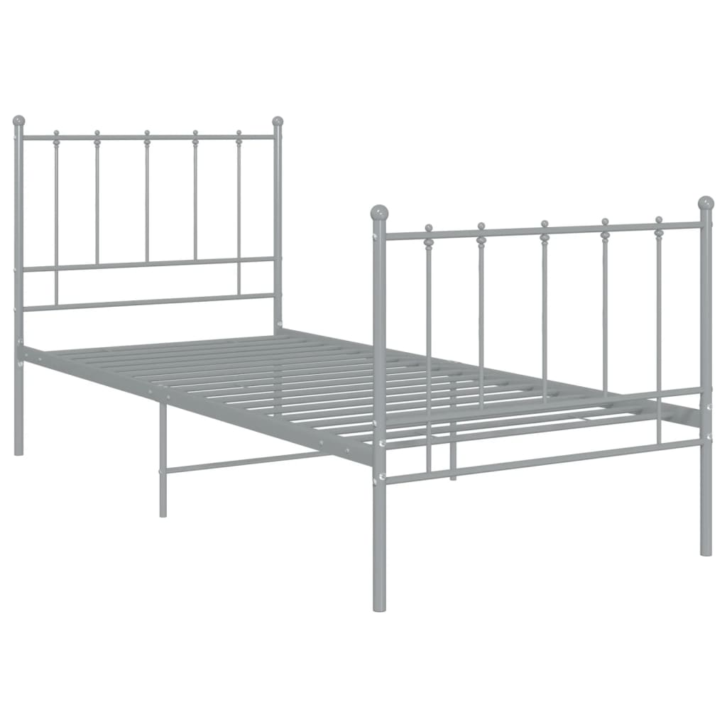 Giroletto Grigio in Metallo 100x200 cm