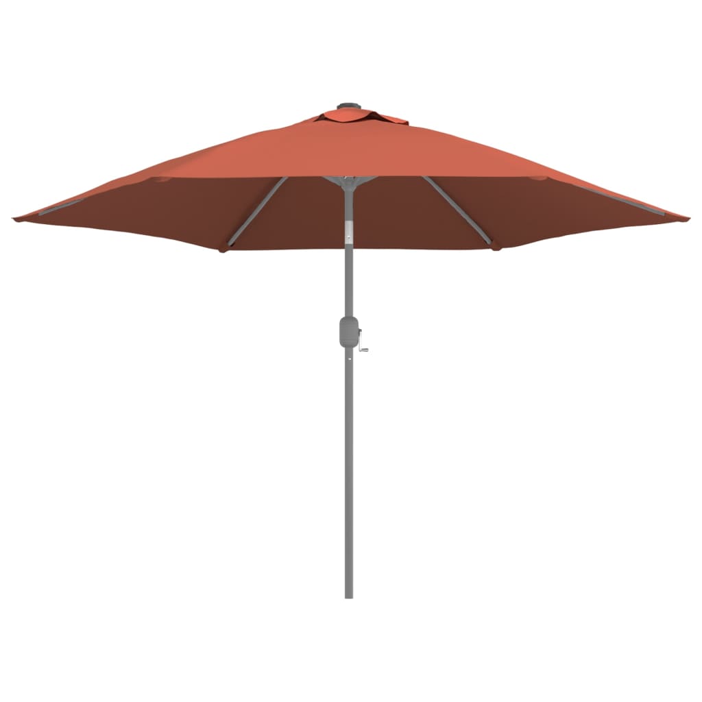 Telo di Ricambio per Ombrellone Terracotta 300 cm