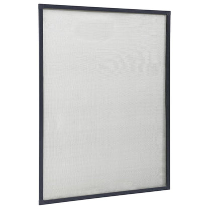 Zanzariera per Finestre Antracite 100x120 cm