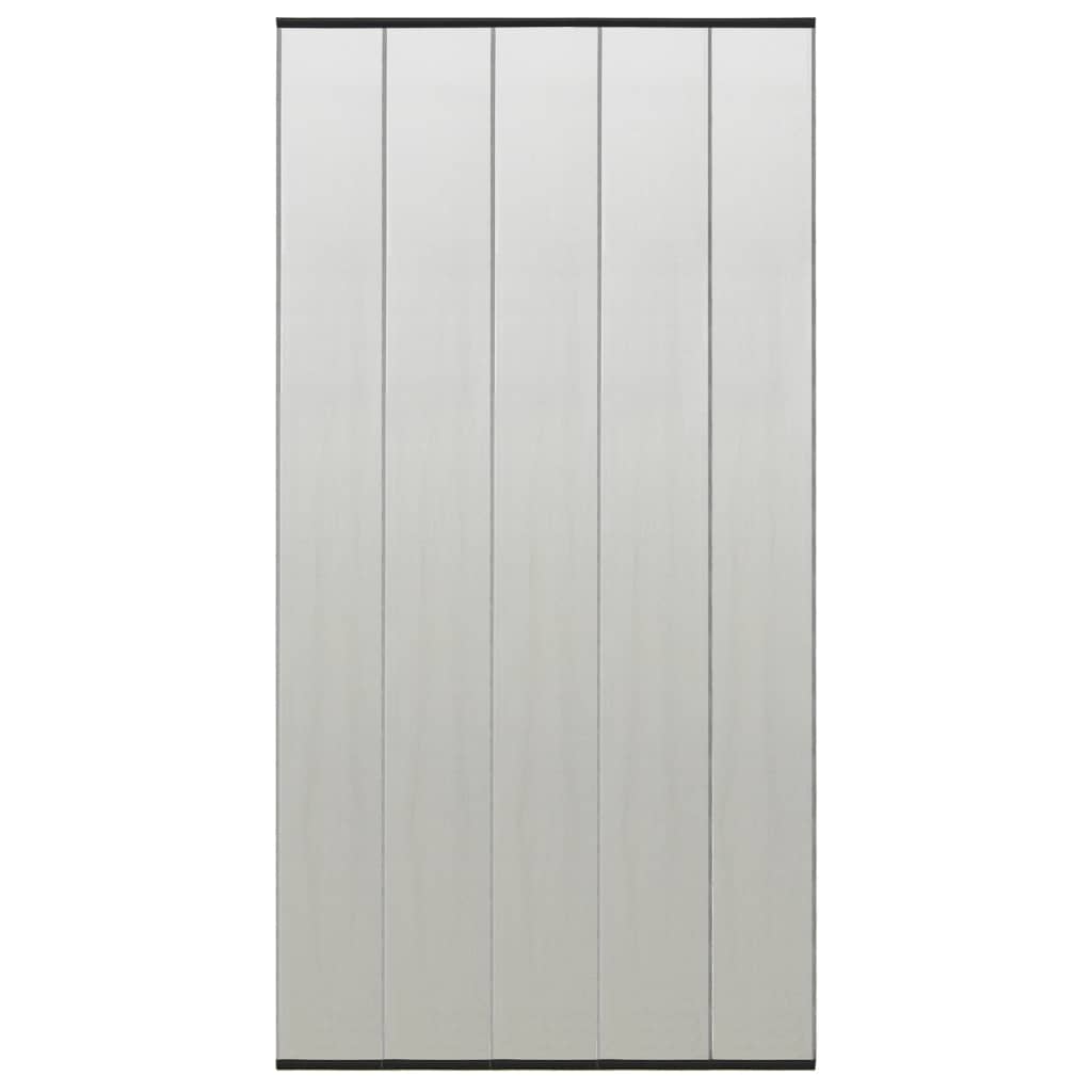 Zanzariera Porta con Tenda in Rete Nera 100x220 cm Poliestere
