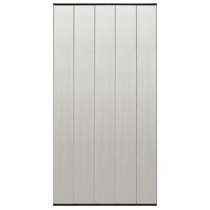 Zanzariera per Porta con 5 Sezioni a Rete Nera 120x240 cm