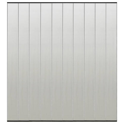 Zanzariera per Porta con 10 Sezioni a Rete Nera 240x240 cm