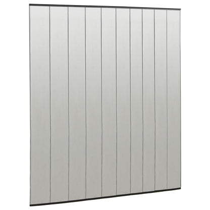 Zanzariera per Porta con 10 Sezioni a Rete Nera 240x240 cm
