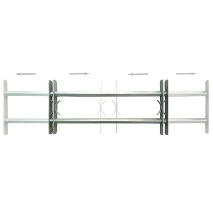 Grate per Finestre Regolabili 2 pz 700-1050 mm