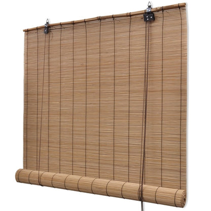 Tende a Rullo in BambÃ¹ 2pz 100x160 cm Marroni