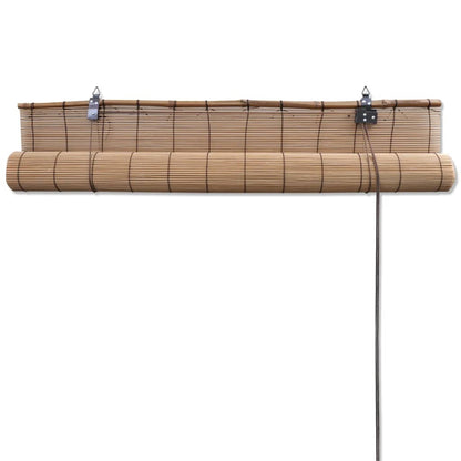 Tende a Rullo in BambÃ¹ 2pz 100x160 cm Marroni