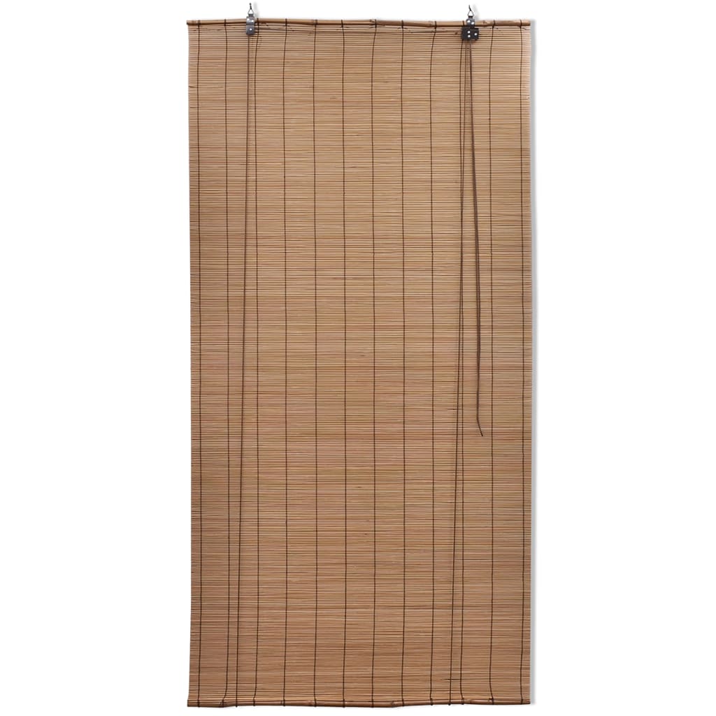 Tende a Rullo in BambÃƒÂ¹ 2pz 150x220 cm Marroni