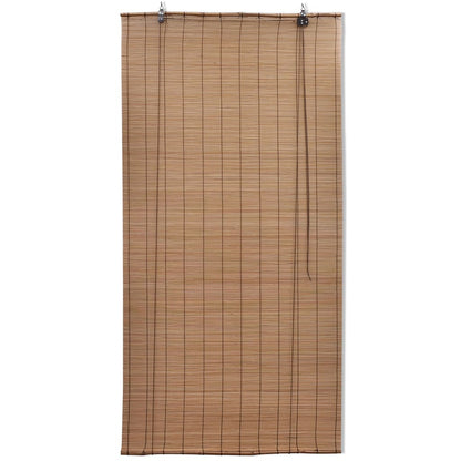 Tende a Rullo in BambÃƒÂ¹ 2pz 150x220 cm Marroni