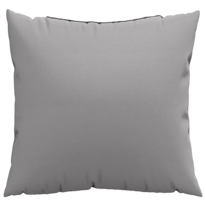 Cuscini Decorativi 4 pz Grigi 60x60 cm in Tessuto