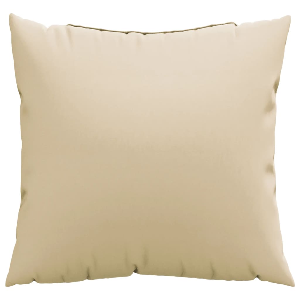 Cuscini Decorativi 4 pz Beige 60x60 cm in Tessuto
