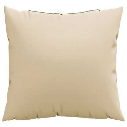 Cuscini Decorativi 4 pz Beige 60x60 cm in Tessuto